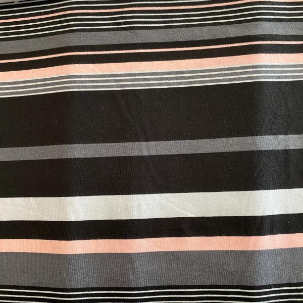 Multi stripes jersey fabric