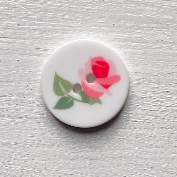 Large rose button