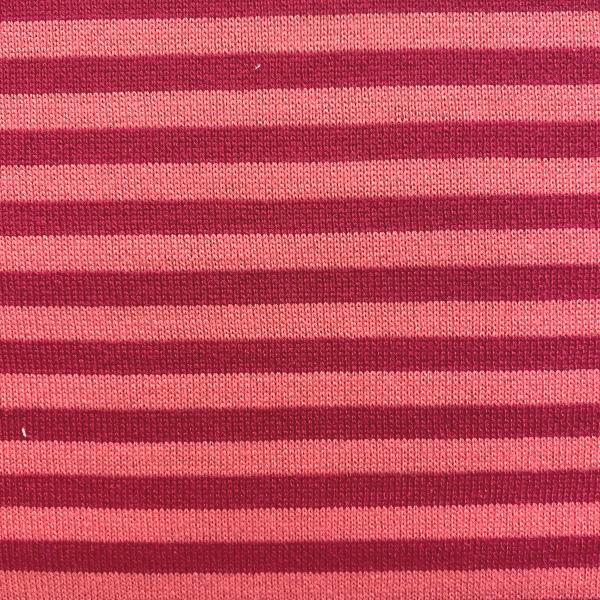 Fuchsia and red striped jersey
