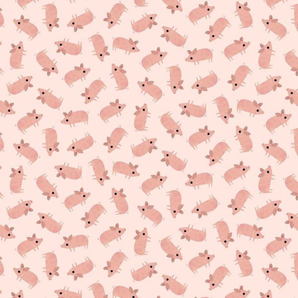 Tissu petits cochons