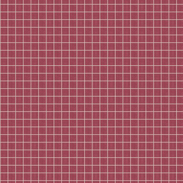 Tissu Tilda Creating Memories Winter plaid burgundy