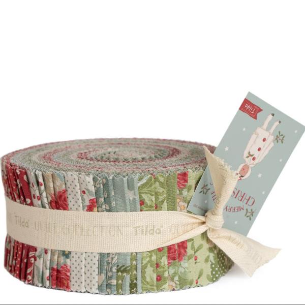Tissu Tilda Merry Little Christmas Fabric roll 40 tissus x 6cm