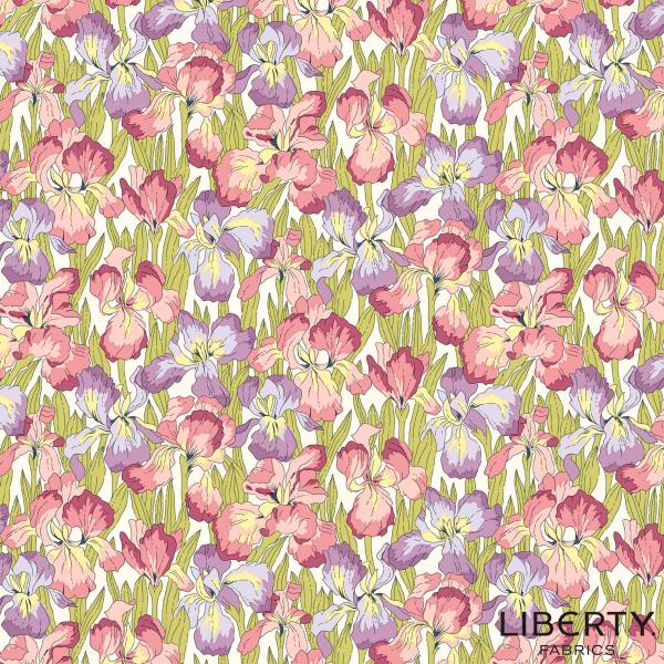 Tissu Liberty Fabrics Patch postcards from the Highlands Iris Muriel