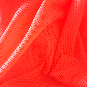 Tissu filet pour vêtements de sport, coquelicot