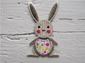 Motif thermocollant petit lapin