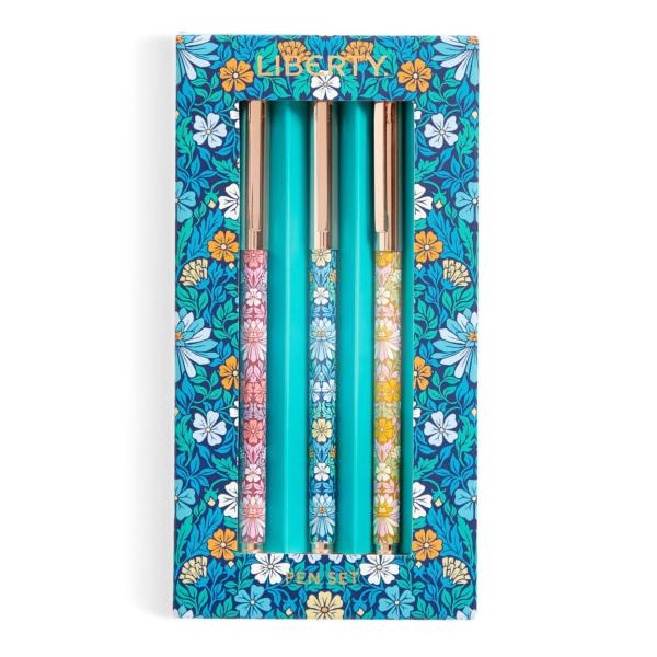 Set de 3 stylos Liberty moon flower