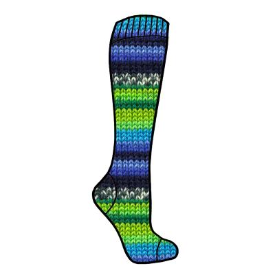 Laine Calzasocks autorayante fantaisie - bleu-vert