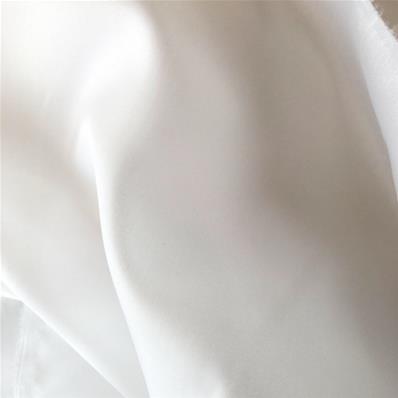 White polyester fabric