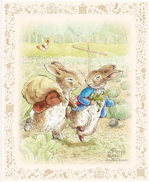 Peter Rabbit™ and Benjamin Bunny™ Panel